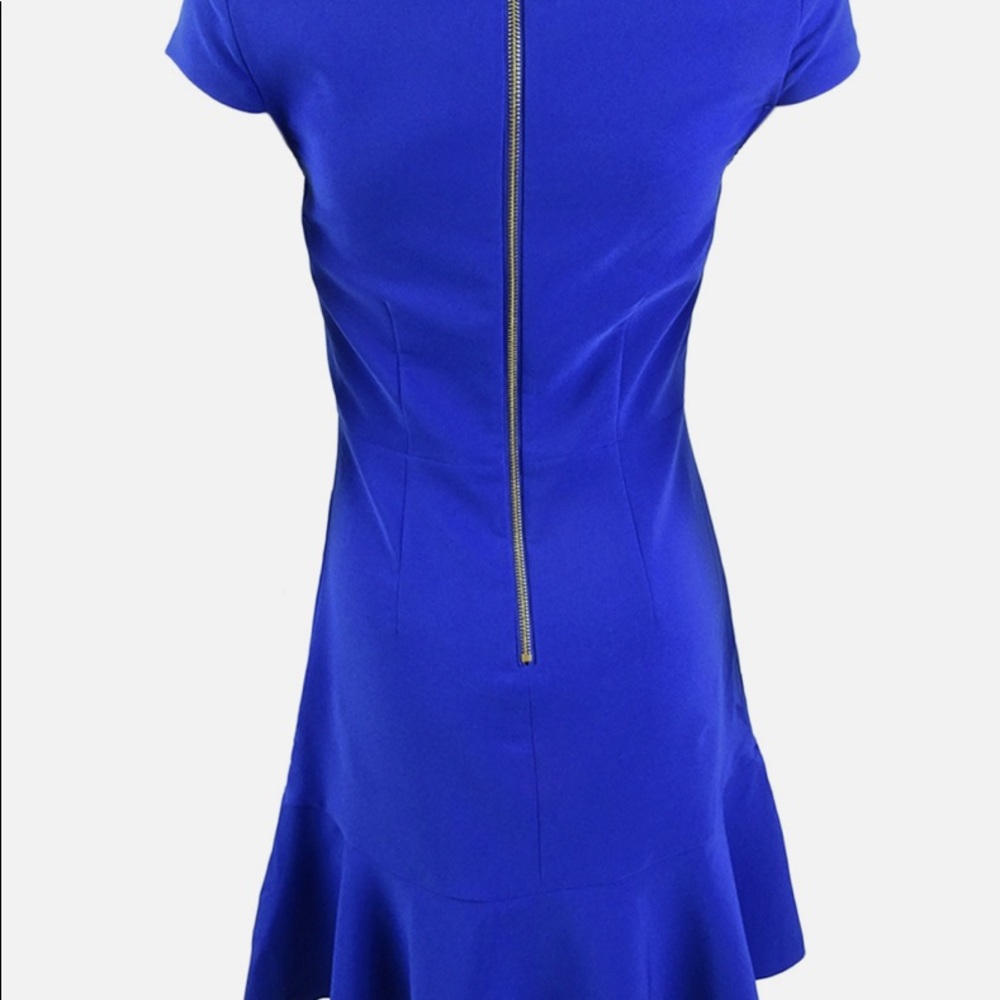 Betsy Johnson Fit and Flare Royal Blue Dress - Picture 4 of 16